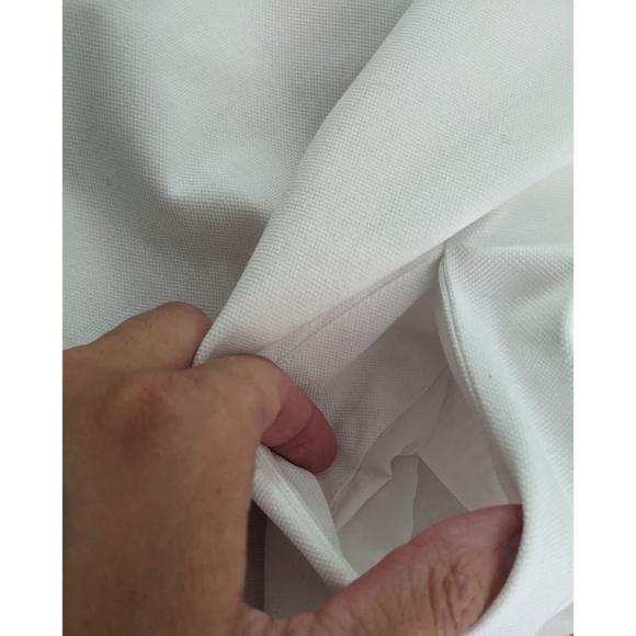 JNBY White Textured Collared Shirt Golf Dress - Picture 7 of 9